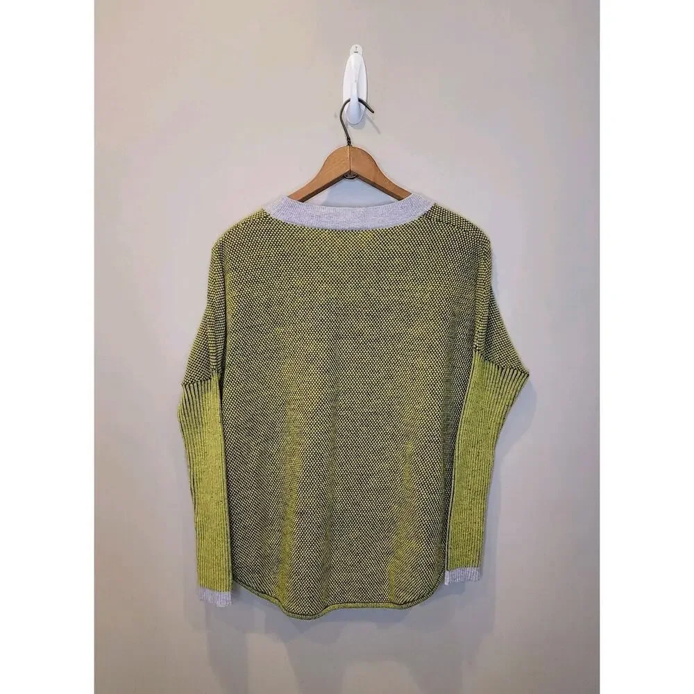 Zaket & Plover Cashmere Lambswool Blend Knit Sweater Dolman Sleeves Size Small